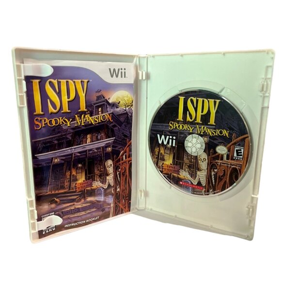 Nintendo Wii I Spy Spooky Mansion Video Game with Manual - Picture 2 of 3